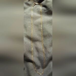 Gold Plated 925 Italian 18" Necklace